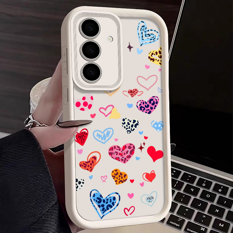Colorful Heart Pattern Phone C - Samsung Galaxy A55 评论和价格