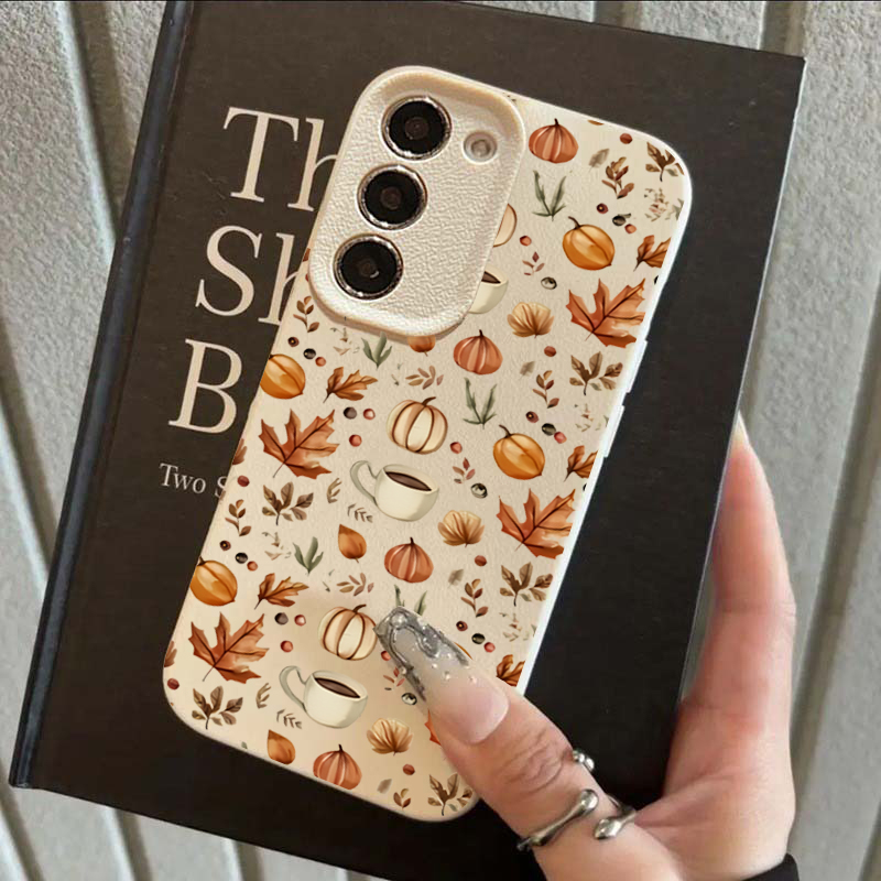 Autumn Pumpkin Coffee Illustra - Samsung Galaxy A55 评论和价格