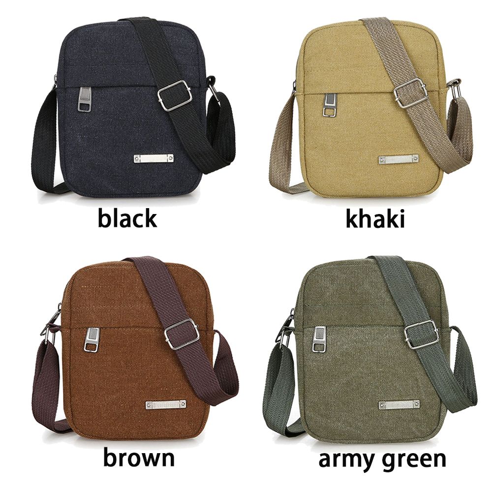 New Style Casual Canvas Men's  - Tablet Shoulder Bag 评论和价格