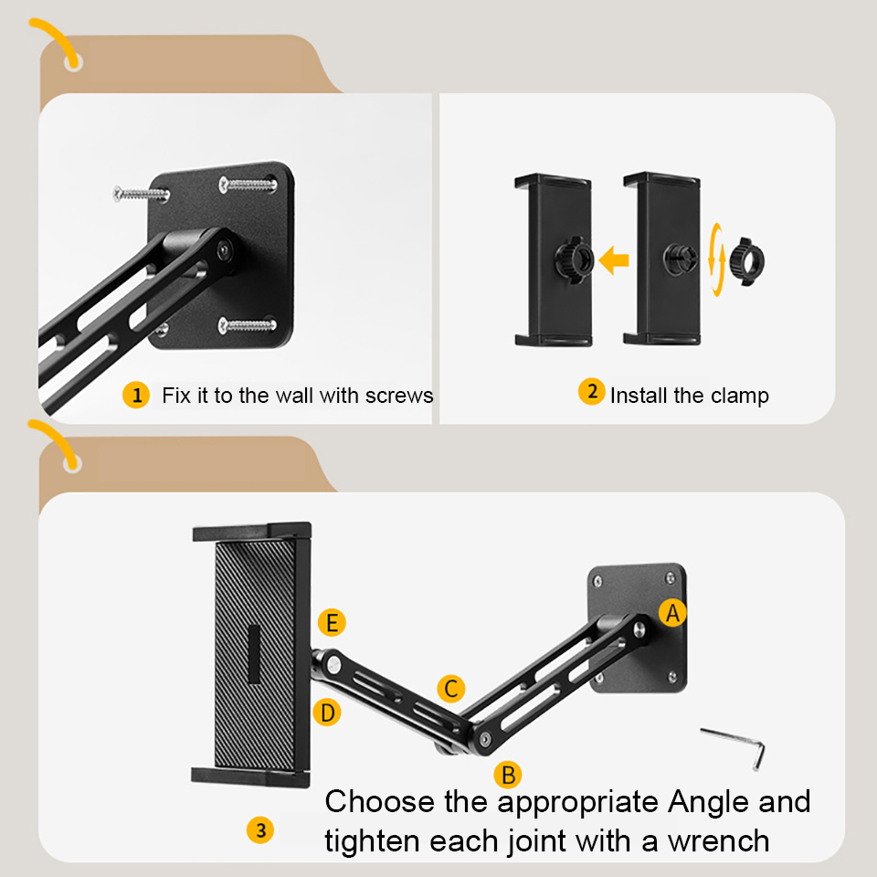 Adjustable Tablet Wall Mount P - Ulefone Tablet Accessories 评论和价格