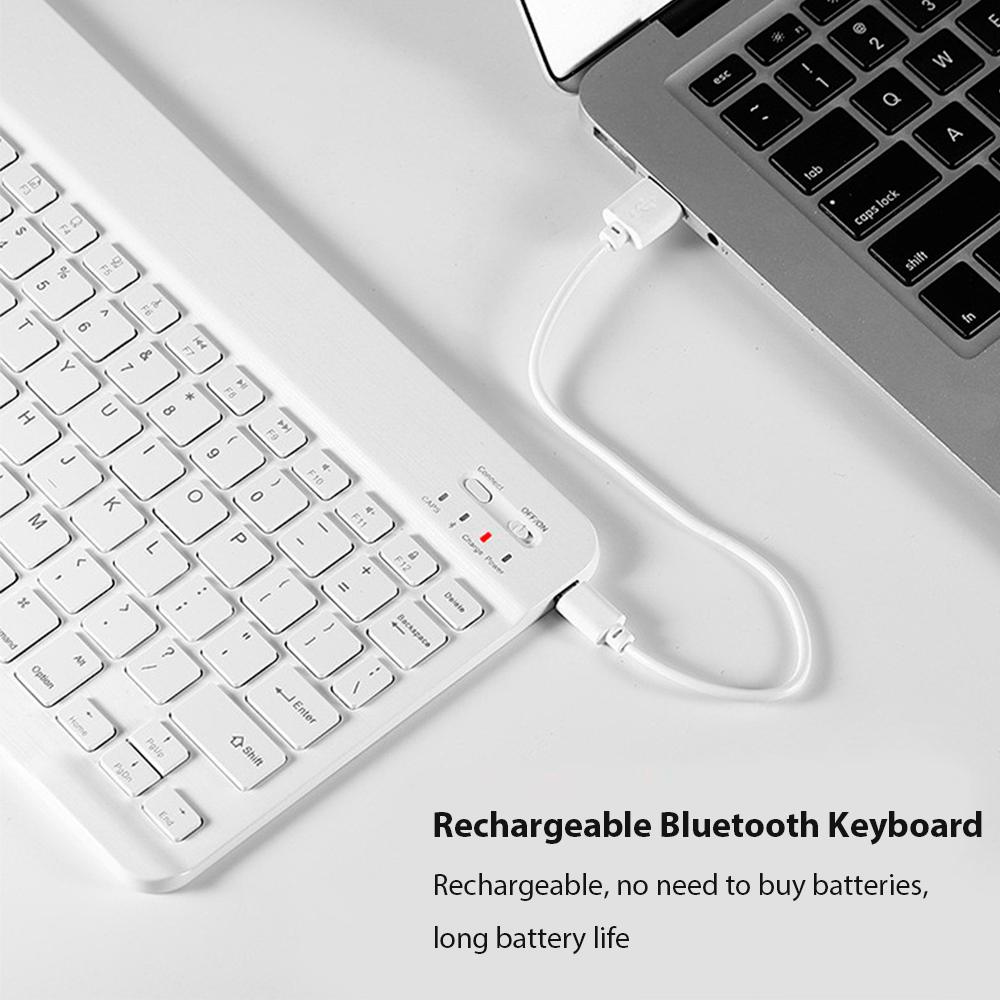 Bluetooth Wireless Keyboard Un - Tablet Accessories Keyboard 评论和价格