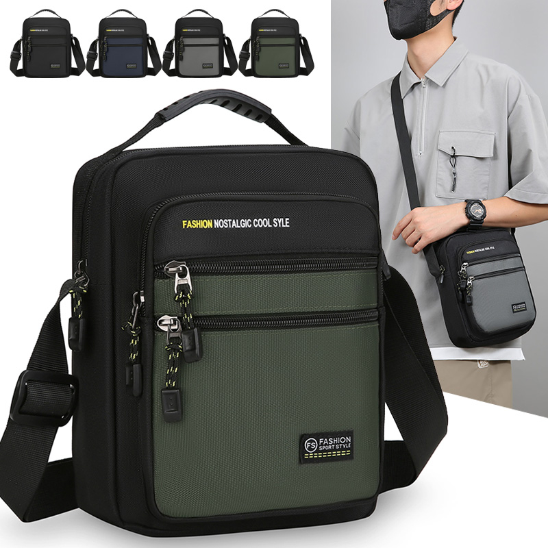 New Fashion Oxford Men Crossbo - Tablet Shoulder Bag 评论和价格