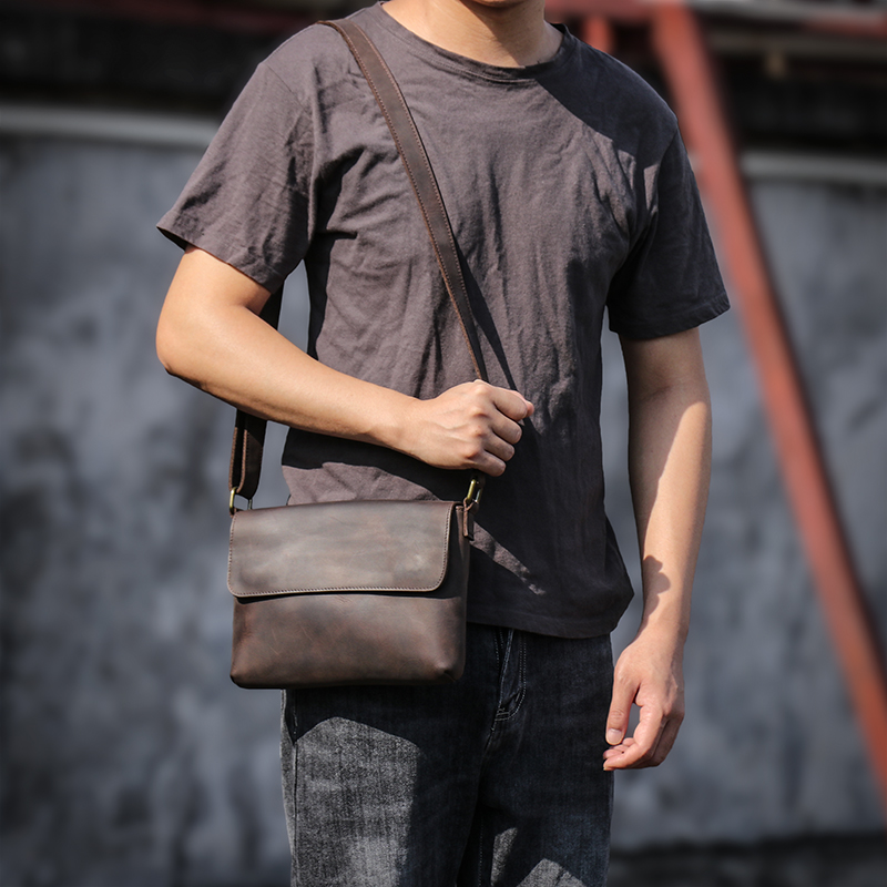 GURO Vintage Genuine Leather S - Tablet Shoulder Bag 评论和价格