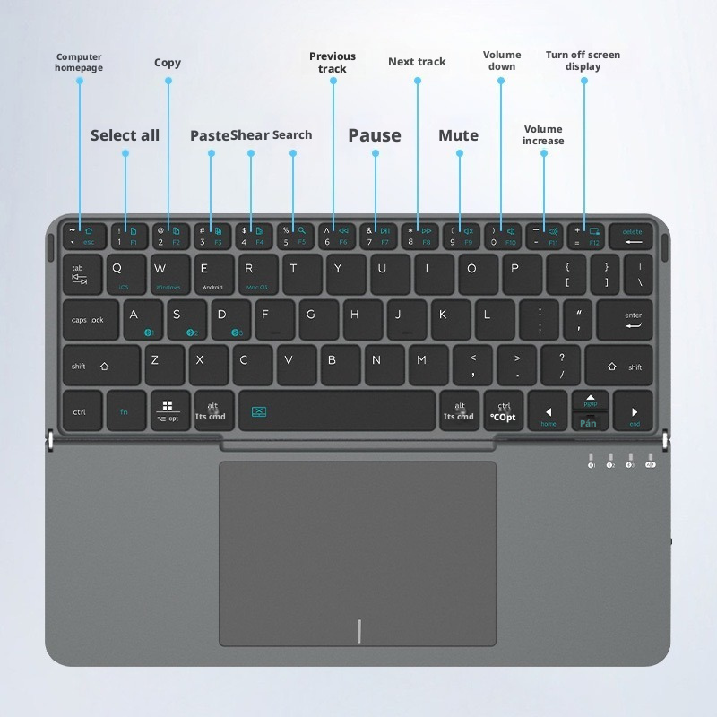 Ibox 11 Tablet Foldable Keyboa - Tablet Accessories Keyboard 评论和价格